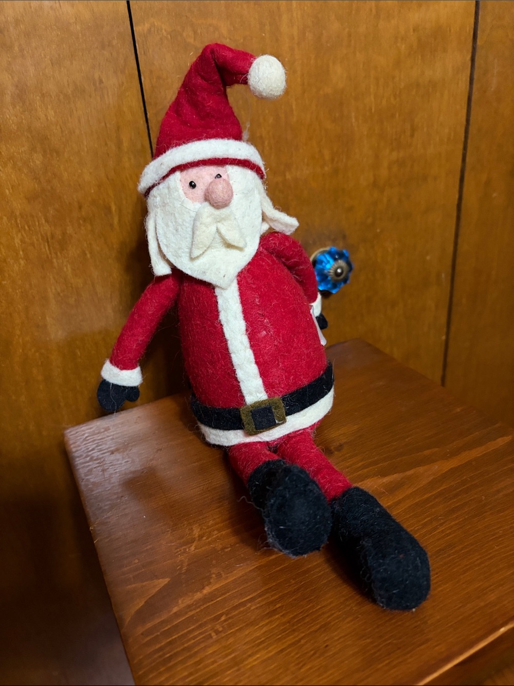 Red Santa Figure Holiday Décor